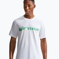Vyriški bėgimo marškinėliai Nike Dri-Fit Running T-Shirt white/green spark 4