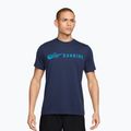 Vyriški bėgimo marškinėliai Nike Dri-Fit Running T-Shirt midnight navy/light current blue
