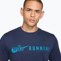 Vyriški bėgimo marškinėliai Nike Dri-Fit Running T-Shirt midnight navy/light current blue 3