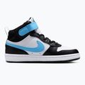 Vaikiški batai Nike Court Borough Mid 2 white/black/arctic green/football blue