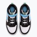 Vaikiški batai Nike Court Borough Mid 2 white/black/arctic green/football blue 4