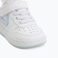Vaikiški batai Nike Court Borough Low white/football grey/arctic green 12