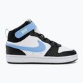 Vaikiški batai Nike Court Borough Mid 2 white/black/arctic green/football blue 2