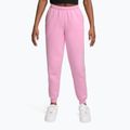 Vaikiškos kelnės Nike Sportswear Studio pink rise/white