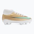 Vaikiški futbolo bateliai Nike Jr. Mercurial Superfly 11 Club "Kylian Mbappé" metallic gold/green glow 2