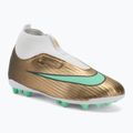 Vaikiški futbolo bateliai Nike Jr. Mercurial Superfly 11 Academy "Kylian Mbappé" metallic gold/green glow