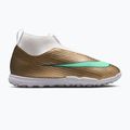 Vaikiški futbolo bateliai Nike Jr. Mercurial Superfly 11 Academy "Kylian Mbappé" metallic gold/green glow