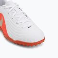 Vaikiški futbolo bateliai Nike Jr. Tiempo Maestro Club White/Bright Crimson/Blur 7