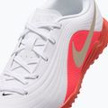 Vaikiški futbolo bateliai Nike Jr. Tiempo Maestro Club White/Bright Crimson/Blur 5
