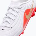 Vaikiški futbolo bateliai Nike Jr. Tiempo Maestro Club White/Bright Crimson/Blur 5