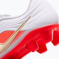 Vaikiški futbolo bateliai Nike Jr. Tiempo Maestro Club White/Bright Crimson/Blur 6