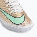 Vaikiški futbolo bateliai Nike Jr. Mercurial Superfly 11 Club "Kylian Mbappé" metallic gold/green glow 7
