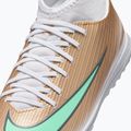 Vaikiški futbolo bateliai Nike Jr. Mercurial Superfly 11 Club "Kylian Mbappé" metallic gold/green glow 5