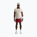Polo marškinėliai Nike Court Slam Aero-Fit Pale Ivory/Team Red 2
