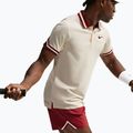 Polo marškinėliai Nike Court Slam Aero-Fit Pale Ivory/Team Red 4