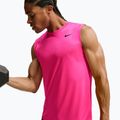 Vyriški treniruočių marškinėliai Nike Dri-FIT Sleeveless Training Top hyper pink/black 5