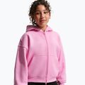 Vaikiškas džemperis Nike Sportswear Studio Fleece pink rise/white 4