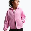 Vaikiškas džemperis Nike Sportswear Studio Fleece pink rise/white 5