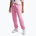 Vaikiškos kelnės Nike Sportswear Studio Fleece pink rise/white