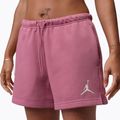 Moteriški šortai Jordan Fleece desert berry/white 3