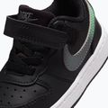 Vaikiški batai Nike Court Borough Low black/smoke grey/white/illusion green 5