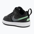 Vaikiški batai Nike Court Borough Low black/smoke grey/white/illusion green 3