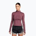 Moteriškas bėgimo džemperis Nike Swift Dri-Fit Full Zip pink smoke