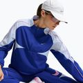 Moteriška bėgimo striukė Nike Tempo Dri-FIT 1/2-Zip old royal/football grey/pink rise 5