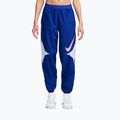 Moteriškos kelnės Nike Swoosh Dri-Fit senosios karališkos/mėlynos pilkos/rožinės spalvos aukštis