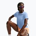 Moteriški bėgimo marškinėliai Nike AeroSwift aluminum/atomic pink 4