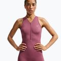 Kombinezon do biegania damski Nike Swift Dri-Fit pink smoke 4