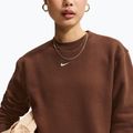 Moteriškas džemperis Nike Studio Fleece cacao wow/sail 5
