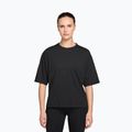Moteriški treniruočių marškinėliai Nike 24.7 ImpossiblySoft Light black/dark smoke grey