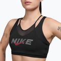 Sportinė liemenėlė Nike One black/smoke grey/university red 3
