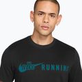 Vyriški bėgimo marškinėliai Nike Dri-Fit Running T-Shirt black/bright spruce 3