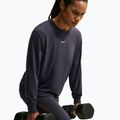 Moteriški treniruočių marškinėliai ilgomis rankovėmis Nike One Relaxed Dri-Fit gridiron/white 5
