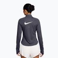 Moteriški bėgimo marškinėliai su ilgomis rankovėmis  Nike Tempo Swoosh Run Dri-Fit 1/4-Zip LS gridiron/white 2
