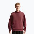 Vyriškas treniruočių džemperis Nike 24.7 ImpossiblySoft Light Boulder/Black/Burgundy Crush