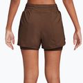 Moteriški šortai Nike One Dri-Fit High-Waisted 3" 2In1 cacao wow/white 2