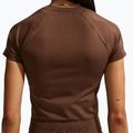 Moteriški treniruočių marškinėliai Nike Pro Seamless Dri-Fit SS cacao wow 5
