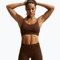 Moteriški šortai Nike Pro Seamless High-Waisted Biker 5" cacao wow