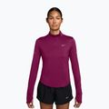 Moteriškas bėgimo džemperis Nike Swift Dri-FIT UV 1/4-Zip true berry