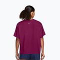 Moteriški treniruočių marškinėliai Nike Pro Dri-Fit Loose true berry/white 2