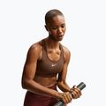 Sportinė liemenėlė moterims Nike Swoosh Medium Support cacao wow/white 4