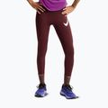 Moteriškos bėgimo tamprės Nike Tempo Swoosh Run High-Waisted 7/8 mystic dates/white