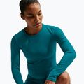 Moteriški treniruočių marškinėliai ilgomis rankovėmis Nike Pro Sculpt bright spruce/bright spruce 4