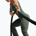 Moteriškos tamprės Nike One High Waisted Flared camo green/white 5