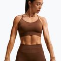 Sportinė liemenėlė moterims Nike Pro Seamless Light Support Sports Bra cacao wow
