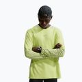 Vyriški bėgimo marškinėliai su ilgomis rankovėmis  Nike Stride light lemon twist/grey fog
