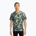 Vyriški bėgimo marškinėliai Nike Miler Dri-Fit UV camo green